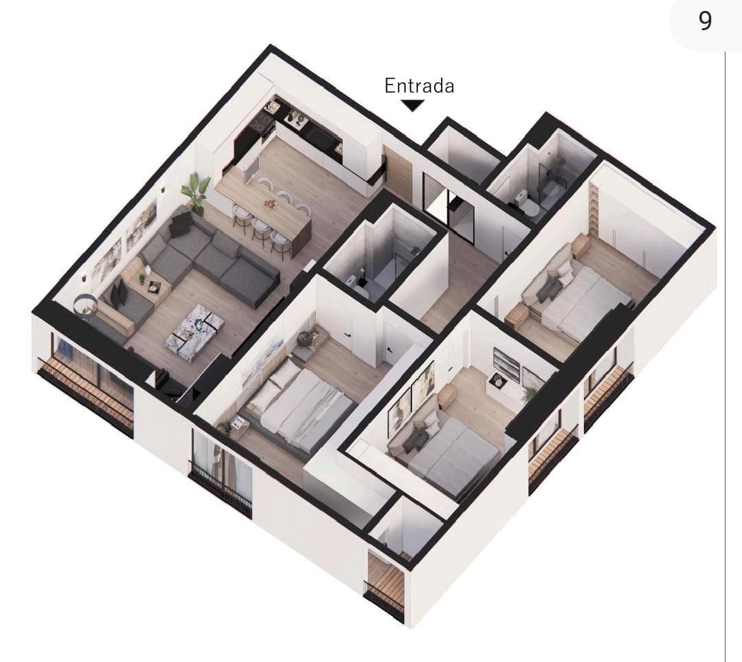 Apartamento T3 - Photo 1