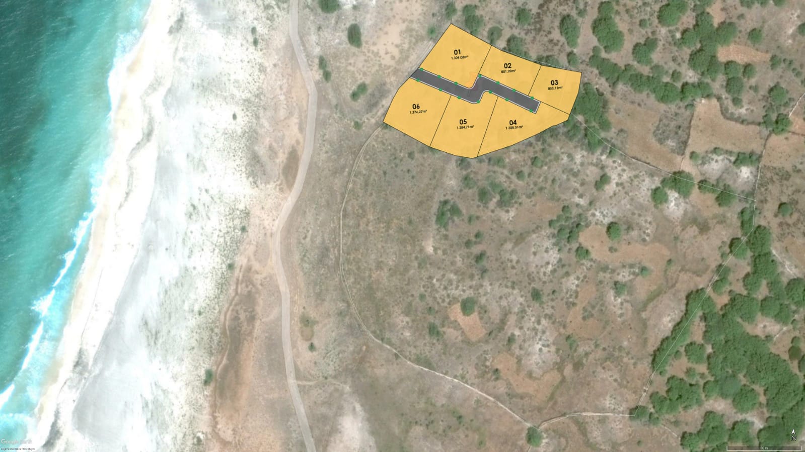 EXCLUSIVE BUILDING PLOT ON THE PRAIA BAXONA BEACH - Photo 2
